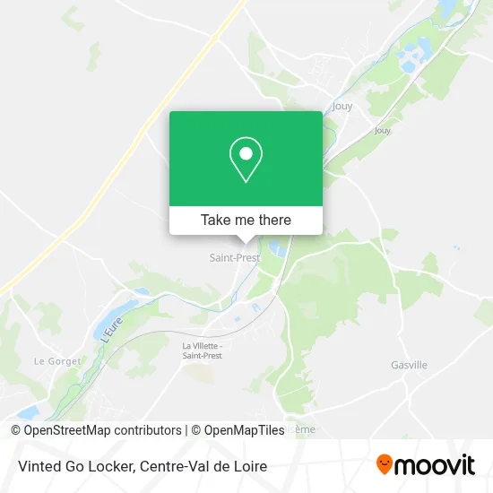 Vinted Go Locker map