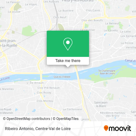 Ribeiro Antonio map