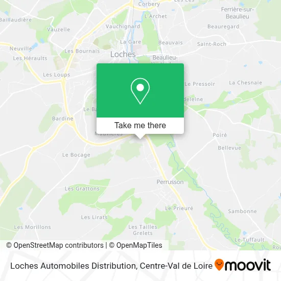 Loches Automobiles Distribution map