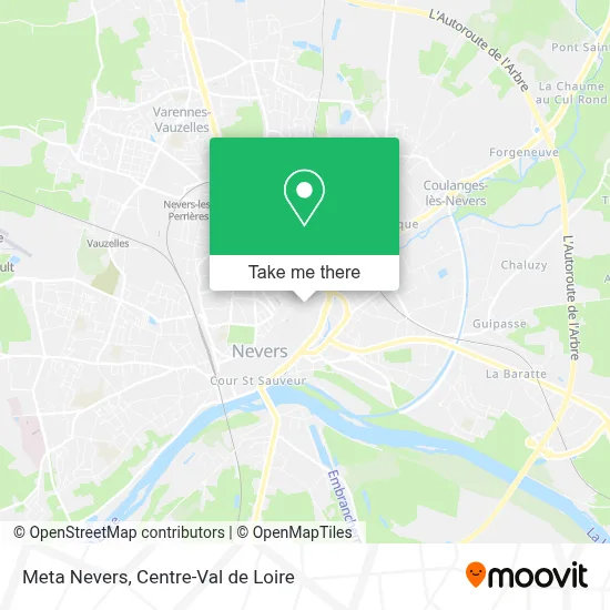 Meta Nevers map