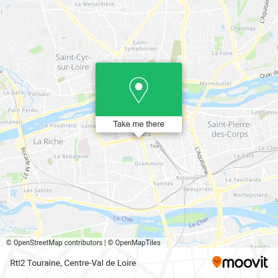Rtl2 Touraine map