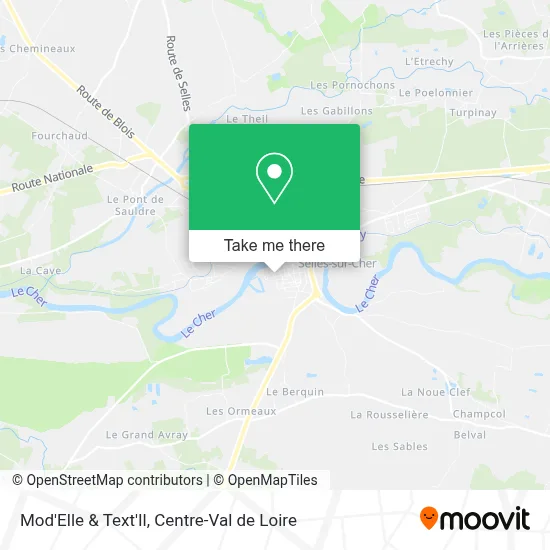 Mod'Elle & Text'Il map