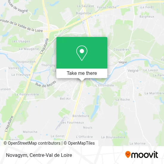 Novagym map