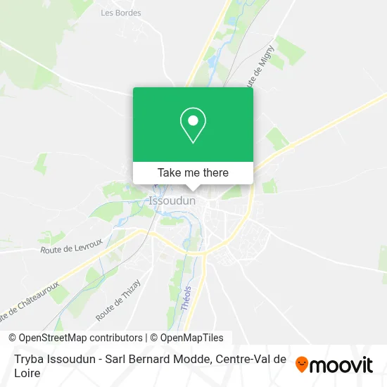 Tryba Issoudun - Sarl Bernard Modde map
