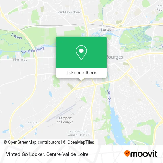 Vinted Go Locker map