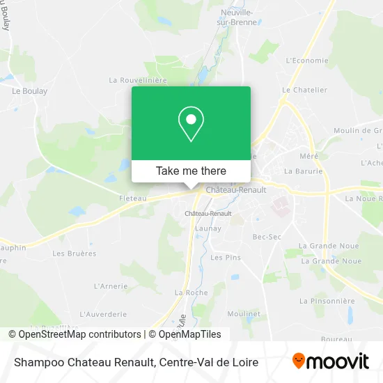 Shampoo Chateau Renault map