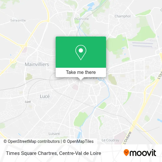 Times Square Chartres map