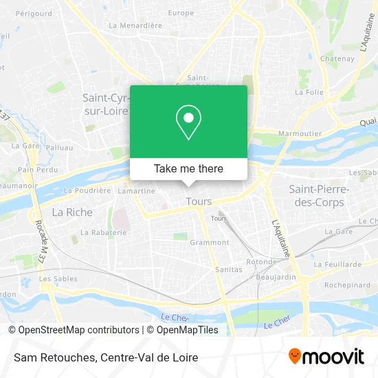 Sam Retouches map