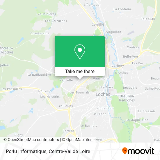 Pc4u Informatique map