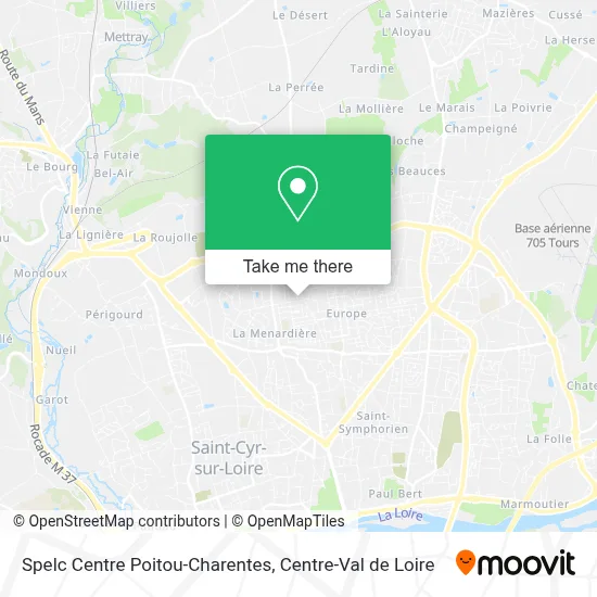 Spelc Centre Poitou-Charentes map