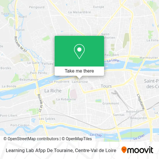 Learning Lab Afpp De Touraine map