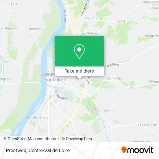 Prestweb map