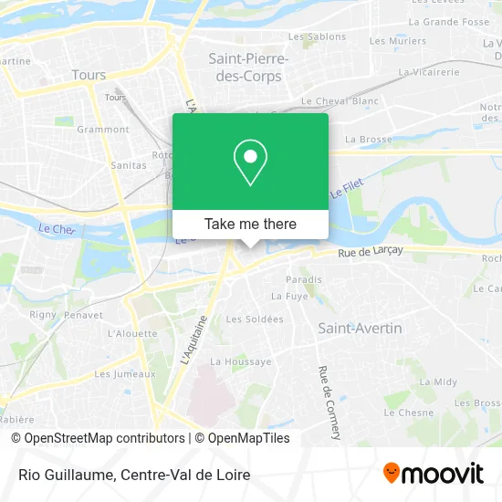 Rio Guillaume map