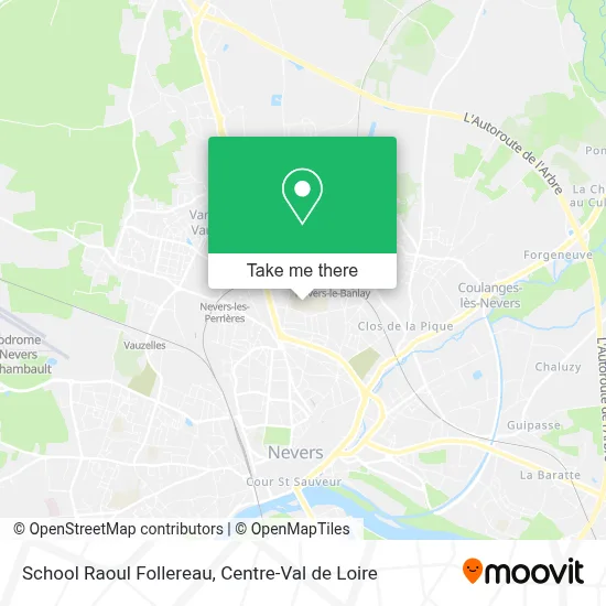 School Raoul Follereau map