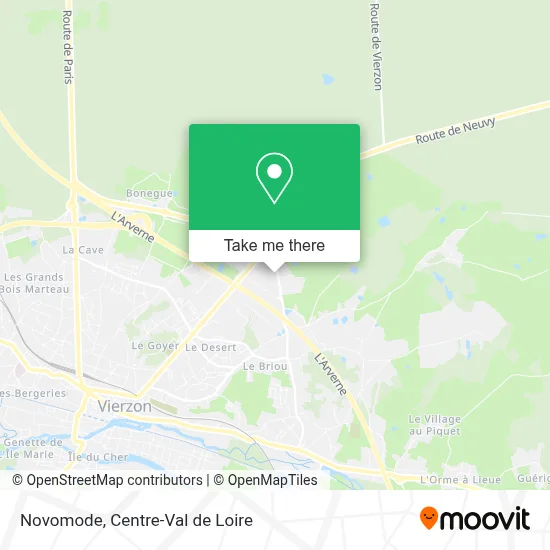 Novomode map