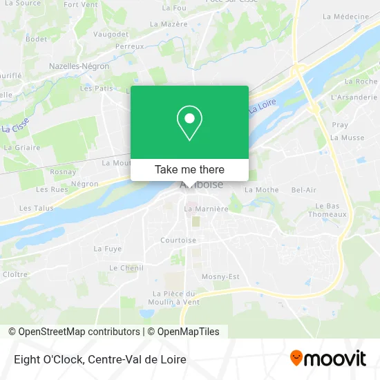 Eight O'Clock map