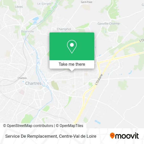 Service De Remplacement map