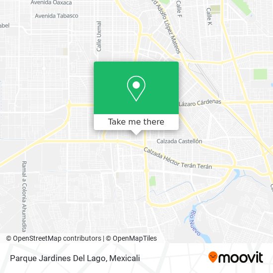 Mapa de Parque Jardines Del Lago