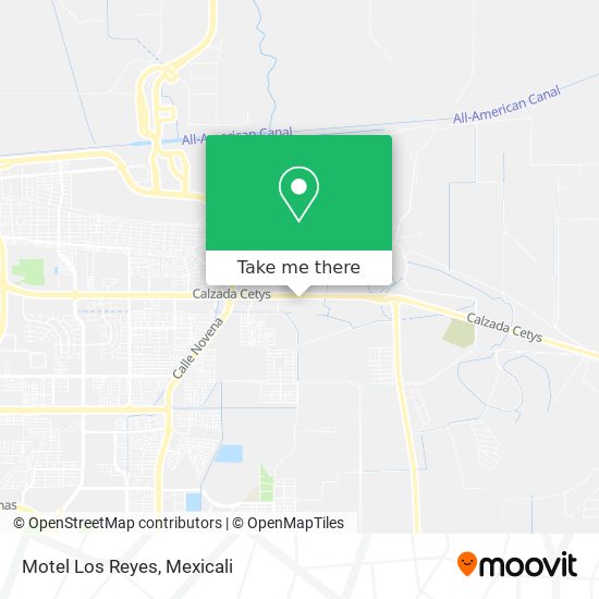 Mapa de Motel Los Reyes