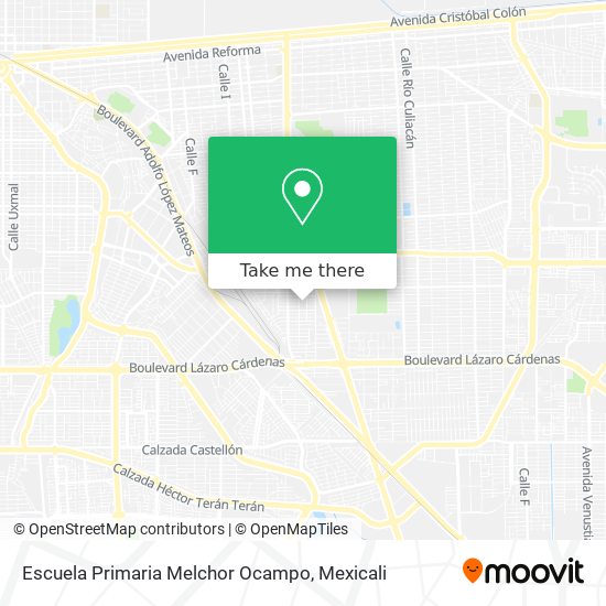 Escuela Primaria Melchor Ocampo map