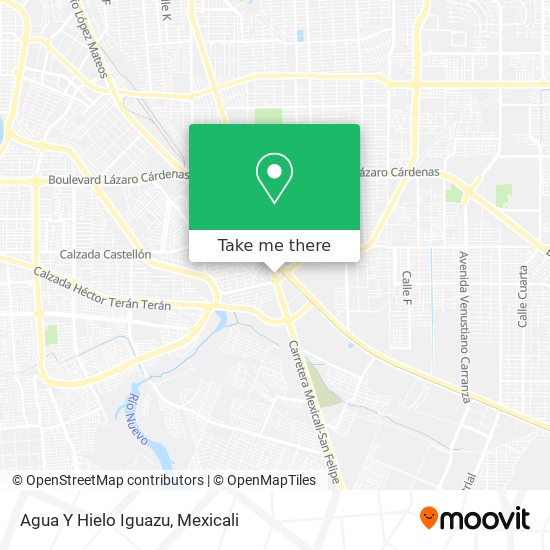 Mapa de Agua Y Hielo Iguazu