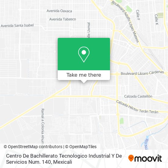 Centro De Bachillerato Tecnologico Industrial Y De Servicios Num. 140 map