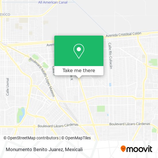 Monumento Benito Juarez map