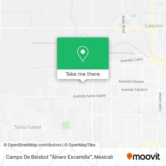 Campo De Béisbol ""Álvaro Escamilla"" map