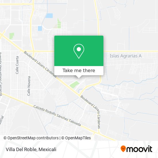 Villa Del Roble map