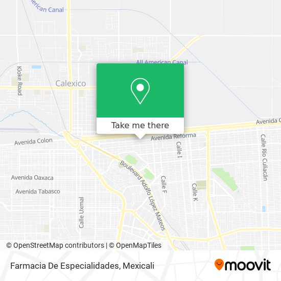 Farmacia De Especialidades map
