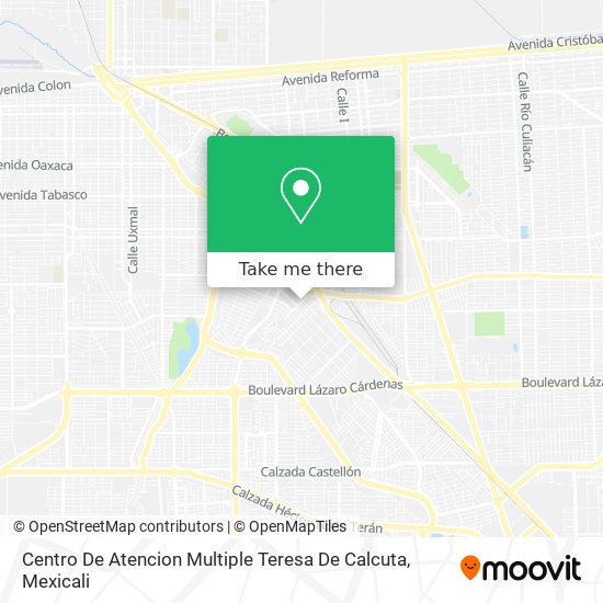 Centro De Atencion Multiple Teresa De Calcuta map