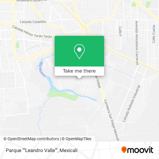 Parque ""Leandro Valle"" map