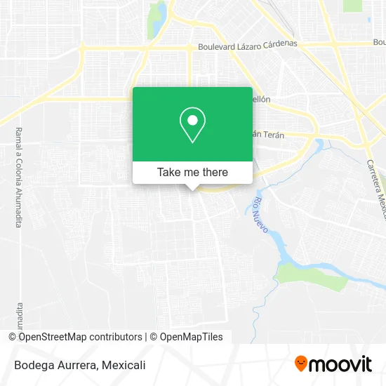 Bodega Aurrera map