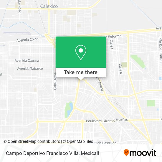 Campo Deportivo Francisco Villa map