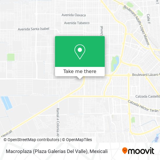 Mapa de Macroplaza (Plaza Galerías Del Valle)