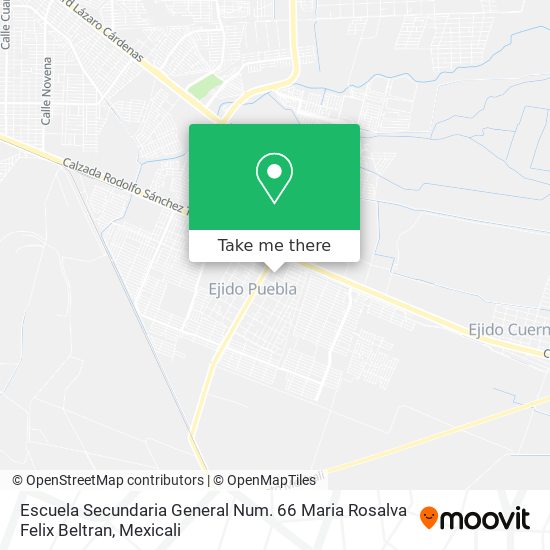 Escuela Secundaria General Num. 66 Maria Rosalva Felix Beltran map