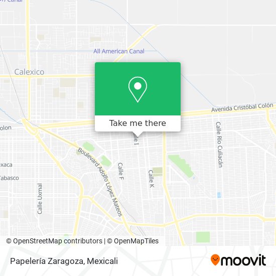 Papelería Zaragoza map
