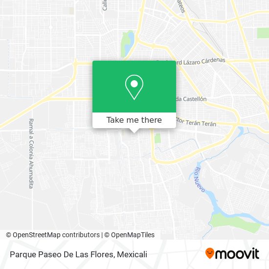 Mapa de Parque Paseo De Las Flores