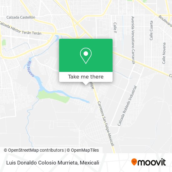 Mapa de Luis Donaldo Colosio Murrieta