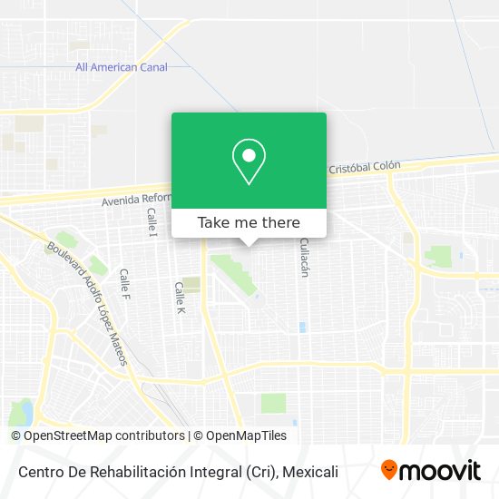 Centro De Rehabilitación Integral (Cri) map