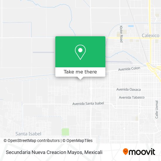 Mapa de Secundaria Nueva Creacion Mayos