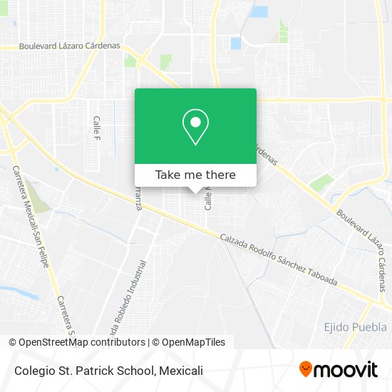 Colegio St. Patrick School map