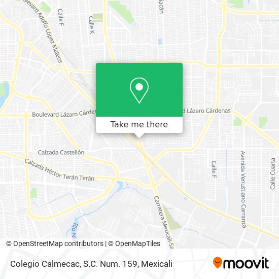 Colegio Calmecac, S.C. Num. 159 map
