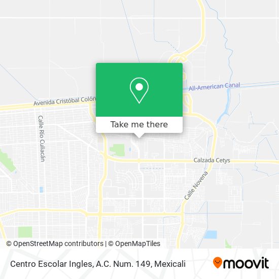 Centro Escolar Ingles, A.C. Num. 149 map