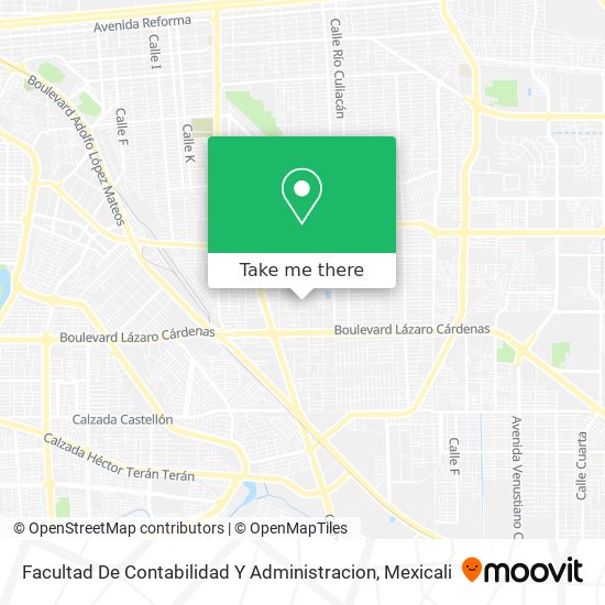 Facultad De Contabilidad Y Administracion map