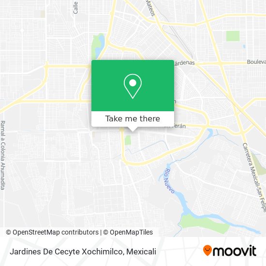 Jardines De Cecyte Xochimilco map