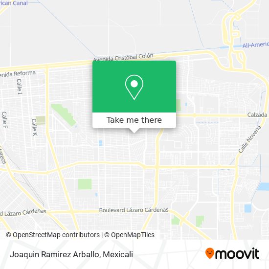 Joaquin Ramirez Arballo map