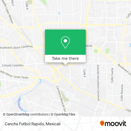 Cancha Futbol Rapido map