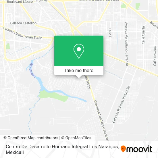 Centro De Desarrollo Humano Integral Los Naranjos map