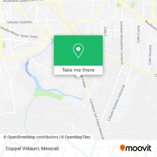 How to get to Coppel Vidaurri in Mexicali by Bus?